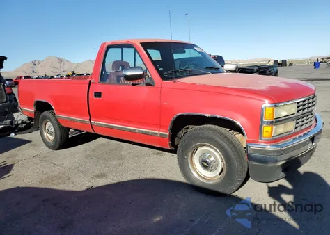 1992 Chevrolet Gmt-400 C2500 z USA, uszkodzony, nr VIN 1GCGC24F6NE214954